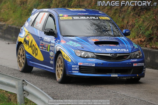 2008-04-19 Rally 1000 Miglia 0221 Longhi-Imerito - Subaro Impreza STI